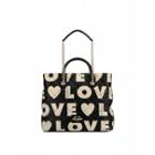 Love Moschino Love Quilted Shopper Woman Black Size U It - (one Size Us)
