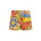 Moschino Roman Scarf Gabardine Shorts Woman Multicoloured Size 38 It - (4 Us)