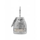 Moschino Jewel Lettering Bucket Bag Woman Silver Size U It - (one Size Us)