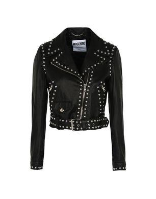 Moschino Leather Outerwear - Item 41778794