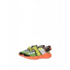 Moschino Fluo Teddy Shoes Sneakers Man Orange Size 44