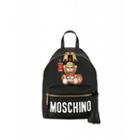 Moschino Roman Teddy Bear Backpack Woman Black Size U It - (one Size Us)