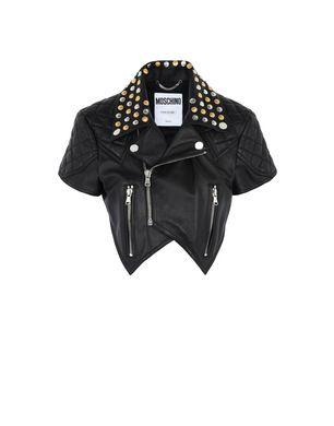 Moschino Leather Outerwear - Item 41783141