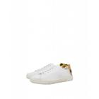 Moschino Leather Sneakers With Teddy Patches Man White Size 42
