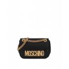 Moschino Shoulder Bag With Lettering Logo Woman Black Size U It - (one Size Us)