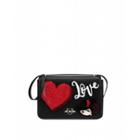 Love Moschino Shoulder Bag With Heart And Charming Doll Woman Black Size U It - (one Size Us)