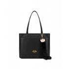 Love Moschino Fur Doll Chain Faux Leather Shopper Woman Black Size Single Size