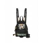 Moschino Dollar Teddy Bear Mini Backpack Woman Black Size U It - (one Size Us)