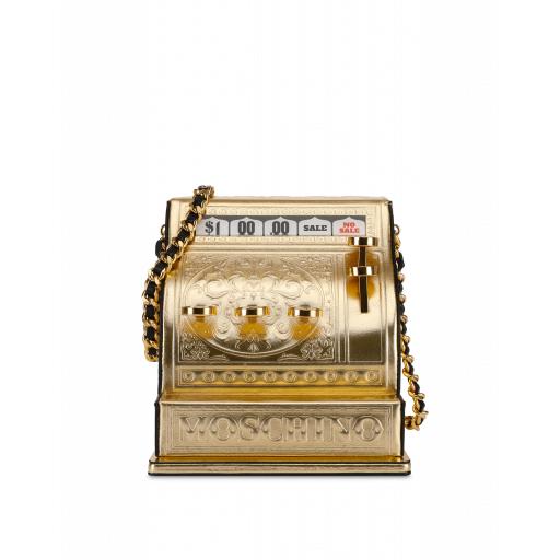 Moschino Cash Register Bag Woman Gold Size U It - (one Size Us)