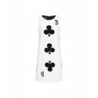Boutique Moschino Cadi Dress With Flocked Flowers Woman White Size 36 It - (2 Us)