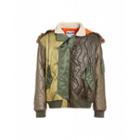 Moschino Military Patchwork Bomber Jacket Man Green Size 48 It - (38 Us)