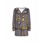 Moschino Jersey Over Pixel Capsule Woman Grey Size 38 It - (4 Us)