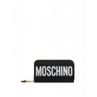 Moschino Wallet With Maxi Logo Woman Black Size U It - (one Size Us)