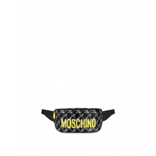 Moschino Waist Pack Pixel Capsule Woman Black Size U It - (one Size Us)