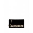 Love Moschino Evening Bag With Peace And Love Chain Woman Black Size U It - (one Size Us)