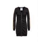 Moschino Teddy Bear Embroidery Dress Woman Black Size 38 It - (4 Us)
