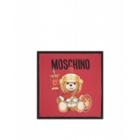 Moschino Roman Teddy Bear Foulard Woman Red Size Single Size