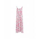 Love Moschino Baci Baci Satin Dress Woman White Size 40 It - (6 Us)