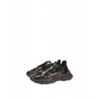 Love Moschino Paint Sketch Sneakers Woman Black Size 35 It - (5 Us)