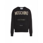 Moschino Moschino Couture Wool And Cashmere Pullover Man Black Size 44 It - (34 Us)