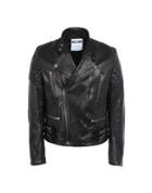 Moschino Leather Outerwear - Item 41742538