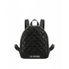 Love Moschino Quilted Backpack With Studs Woman Black Size U It - (one Size Us)