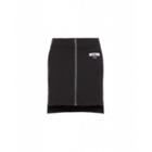 Moschino Fleece Mini Skirt With Logo Woman Black Size 40 It - (6 Us)