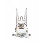 Moschino Dollar Teddy Bear Mini Backpack Woman White Size U It - (one Size Us)