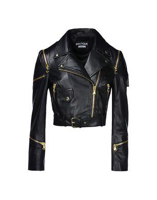 Boutique Moschino Leather Outerwear - Item 41591586