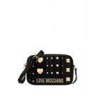 Love Moschino Shoulder Bag With Studs Woman Black Size U It - (one Size Us)