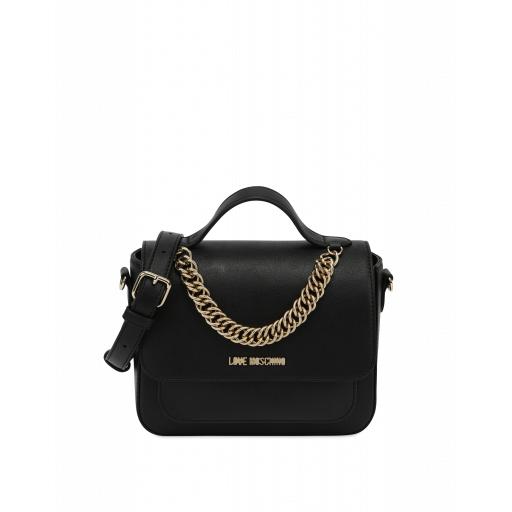 Love Moschino Shoulder Bag With Chain Woman Black Size U It - (one Size Us)