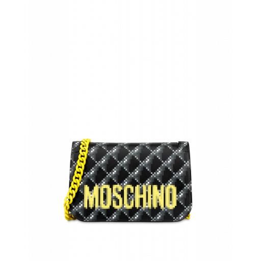 Moschino Shoulder Bag Pixel Capsule Woman Black Size U It - (one Size Us)