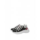 Love Moschino Nappa Leather Sneakers With Hearts Woman Black Size 37 It - (7 Us)