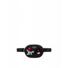 Love Moschino Waist Bag With Charming Doll Woman Black Size U It - (one Size Us)