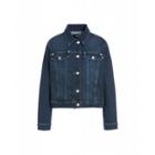 Love Moschino Stretch Denim Jacket Woman Blue Size 38 It - (4 Us)