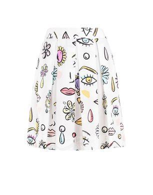 Boutique Moschino Knee Length Skirts - Item 35305852