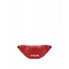 Love Moschino Quilted Waist Bag With Logo Woman Red Size U It - (one Size Us)