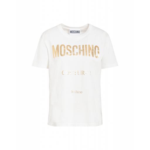 Moschino Moschino Couture Jersey T-shirt Woman White Size 46 It - (12 Us)