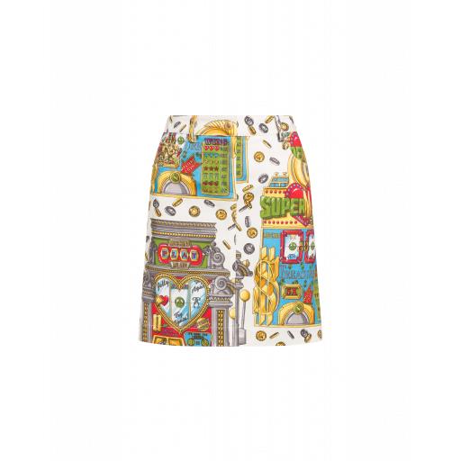 Moschino Slot Machine Miniskirt Woman Multicoloured Size 38 It - (4 Us)