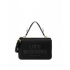Love Moschino Embroidery Logo Hand Bag Woman Black Size U It - (one Size Us)