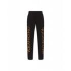 Moschino Roman Embroidery Trousers Woman Black Size 38 It - (4 Us)