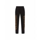 Moschino Roman Embroidery Trousers Woman Black Size 38 It - (4 Us)