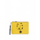 Moschino Pumpkin Faces Clutch Woman Yellow Size U It - (one Size Us)