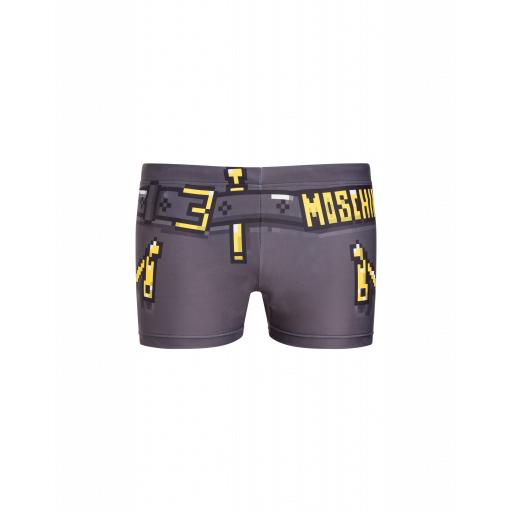 Moschino Sea Boxer Pixel Capsule Man Grey Size 46 It - (36 Us)