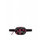 Love Moschino Baci Baci Waist Bag Woman Black Size U It - (one Size Us)