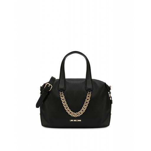 Love Moschino Handbag With Chain Woman Black Size U It - (one Size Us)