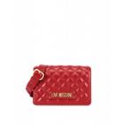 Love Moschino Quilted Shoulder Bag With Logo Woman Red Size U It - (one Size Us)