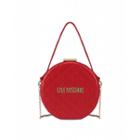 Love Moschino Round Evening Bag With Logo Woman Red Size U It - (one Size Us)