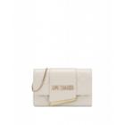 Love Moschino Quilted Evening Bag With Logo Woman Beige Size Single Size