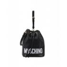 Moschino Bucket Bag With Logo Woman Black Size U It - (one Size Us)